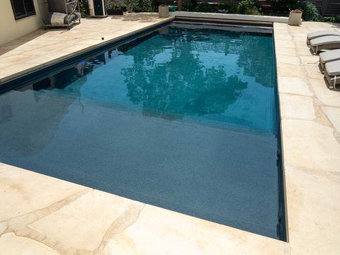 Liner Haogenplast StoneFlex Bazelet: σκούρα ηφαιστειακή πέτρα